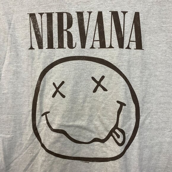 Nirvana Nevermind Gray Grunge Tshrit size Medium - Picture 2 of 4
